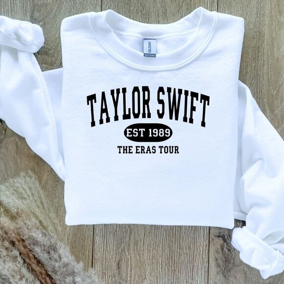 Taylor Swift Est 1989 The Eras Tour sweatshirt / sweater - Picture 1 of 5